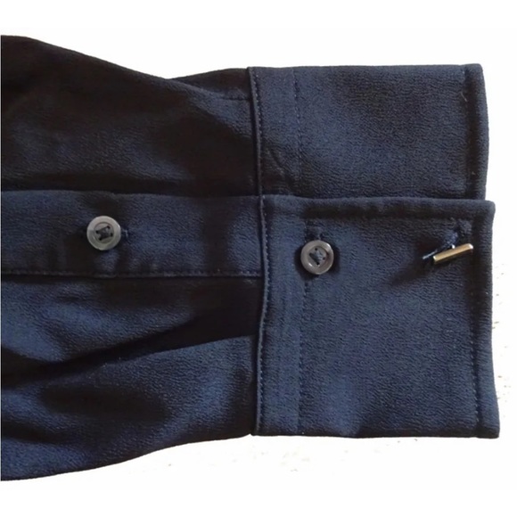 $360 Helmut Lang Vintage Top Medium Split Back Silk Wear 2 Ways Open Slit Back - Picture 9 of 16